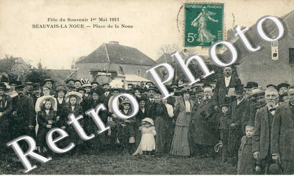Fete du Souvenir 1er Mai 1913, Beauvais La Noue, la Place