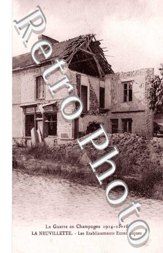 la guerre en Champagne 1914-15-16, les etablissements economiques