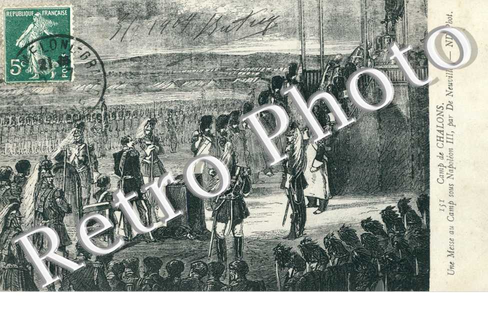 Messe au Camp de Chalons sous Napoelon III