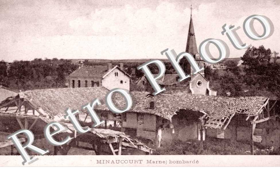 vue generale apres bombardements