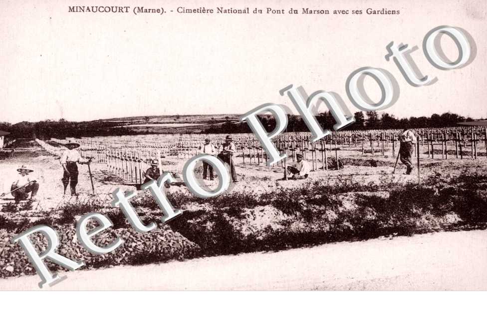 le Cimetiere national du Pont du Marson avec ses gardiens