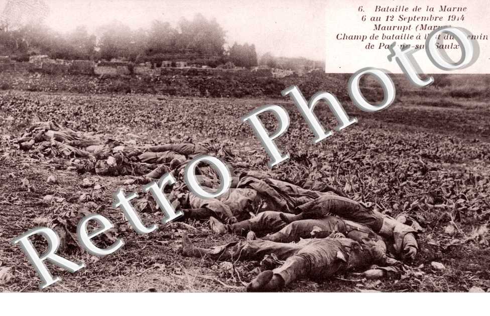 Champ de bataille, soldats abattus
