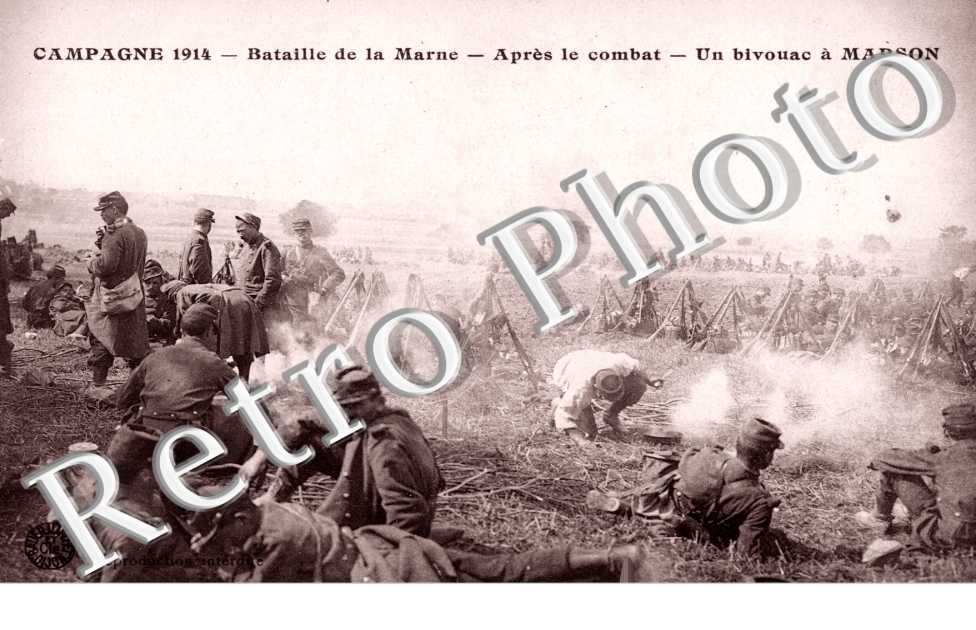 Bataille de le Marne - Après le Combat - Un Bivouac