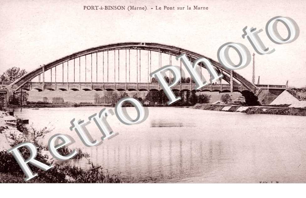 Port a Binson, Pont sur la Marne