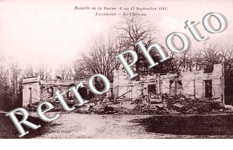 Bataille de la Marne 6 au 12 septembre 1914  Le chateau
