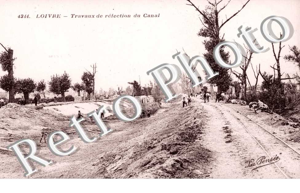 travaux de refection du canal