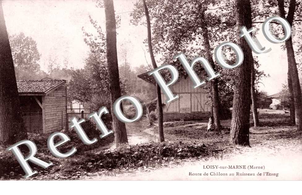 Route de Châlons au ruisseau de l'étang