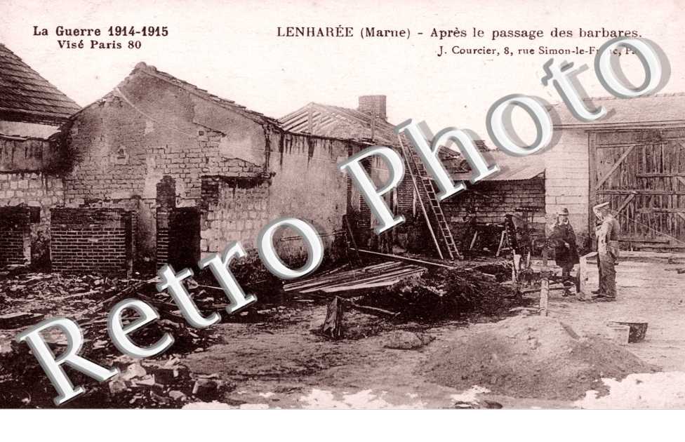 Bataille de la Marne 1914-1918 - Apres le passage des barbares