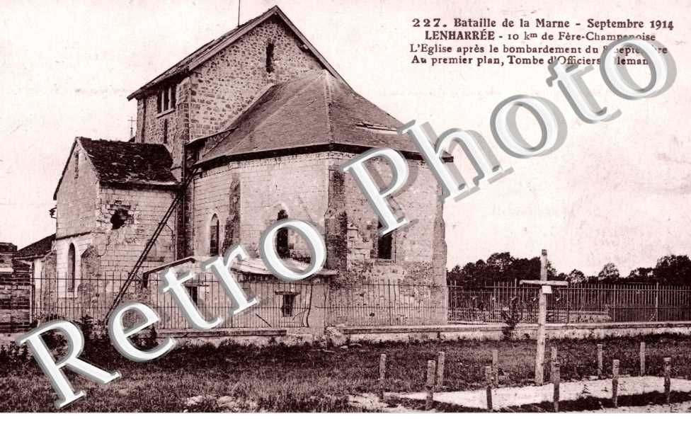 L'Eglise après le Bombardement