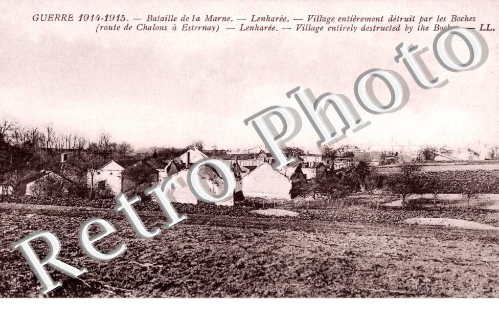 Village entièrement détruit par les boches