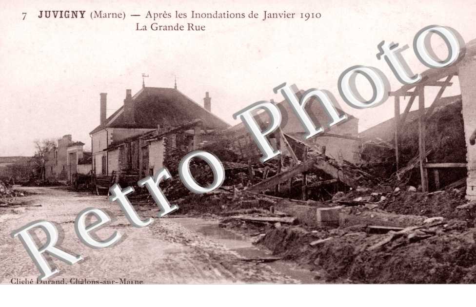 Les inondations dans la Marne, La grande Rue