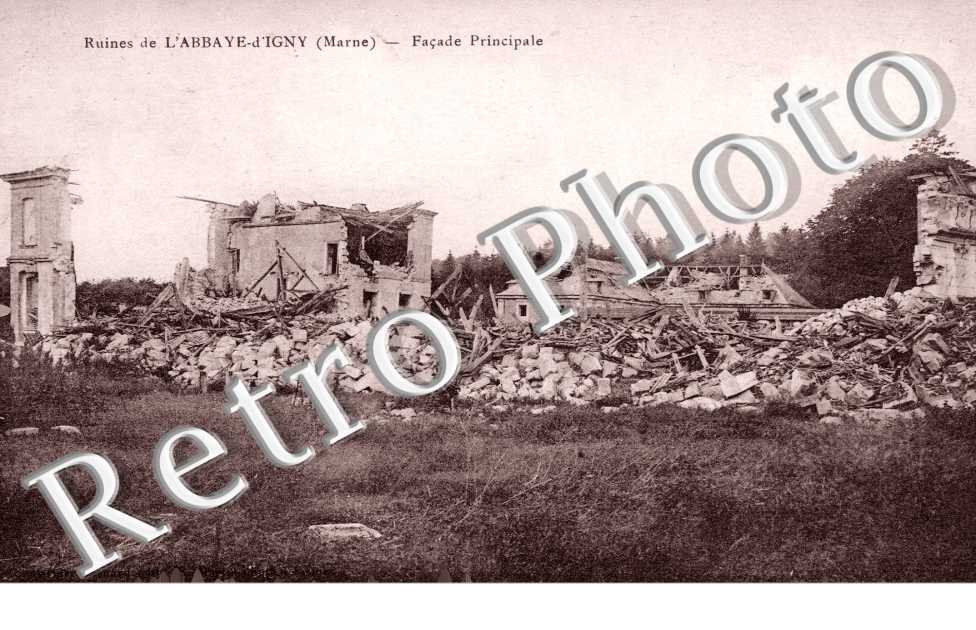 Ruines de l'abbaye - Facade principale