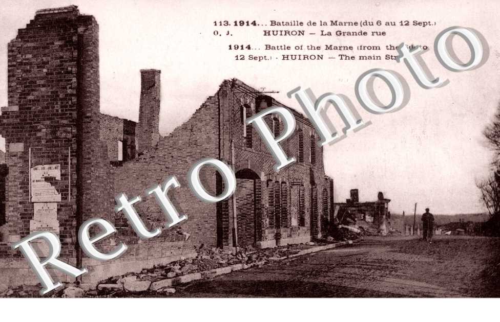 La Grande Rue en ruines