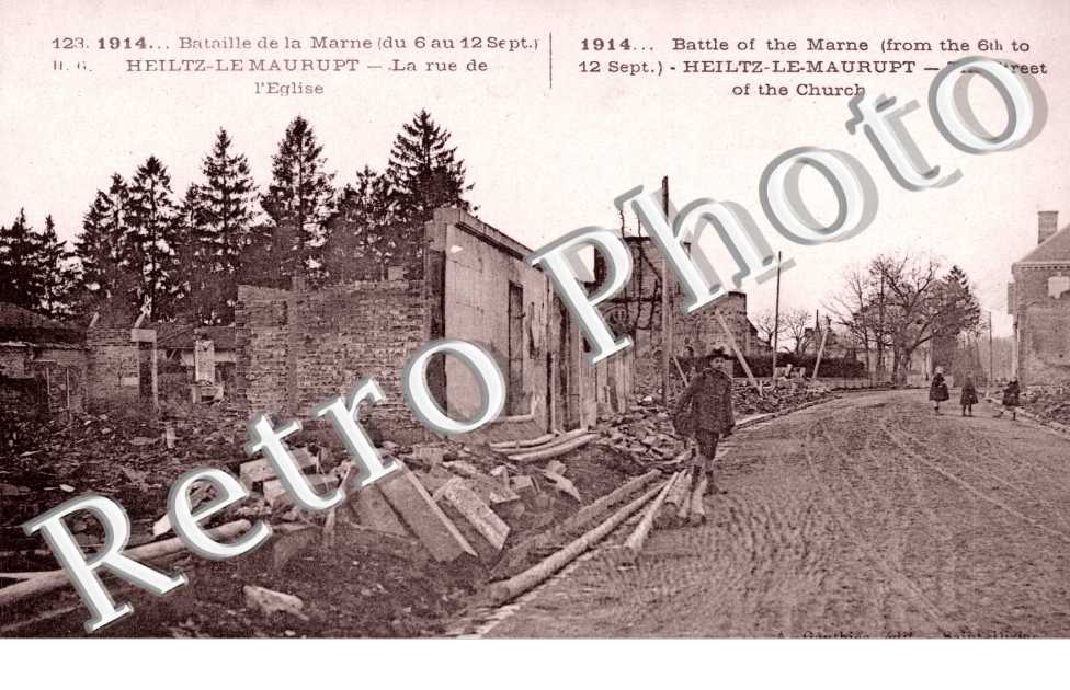 La Rue de l'Eglise - Ruines