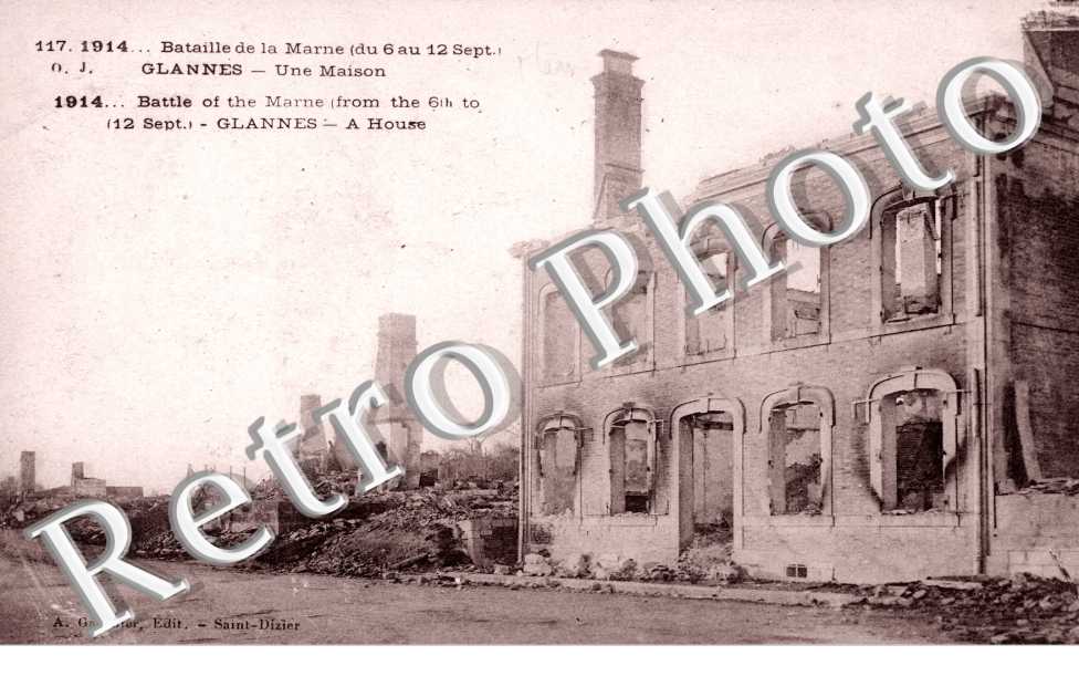 Bataille de la Marne 1914-1918  -  Une maison