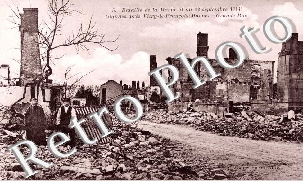 Bataille de la Marne 1914-1918  -  Grande rue