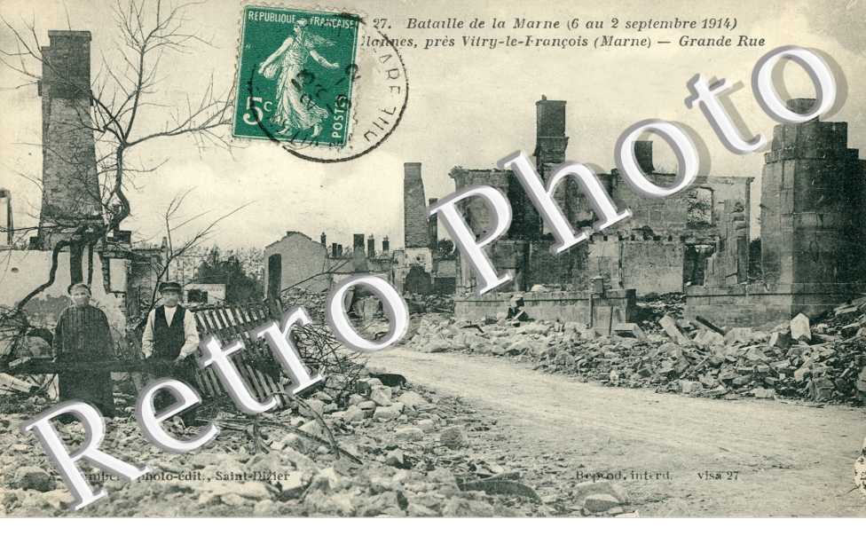 Grande Rue en ruines