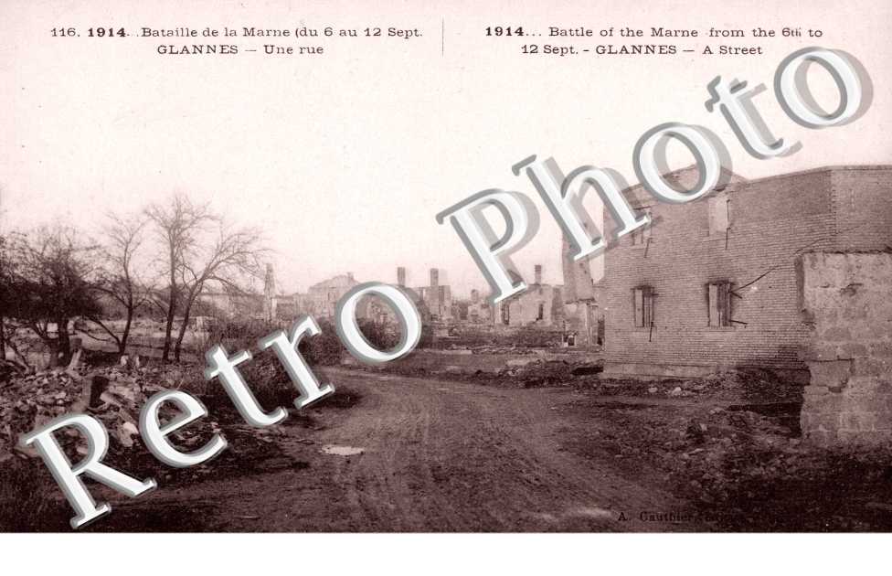Une rue en ruines