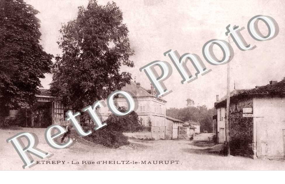 La rue d'Heiltz le Maurupt