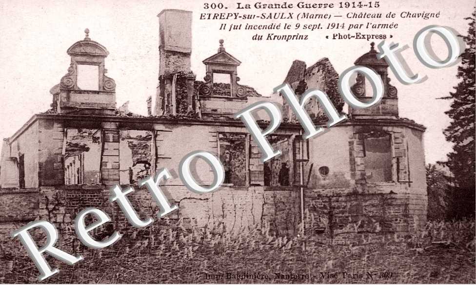 Chateau de Chavigné en ruines
