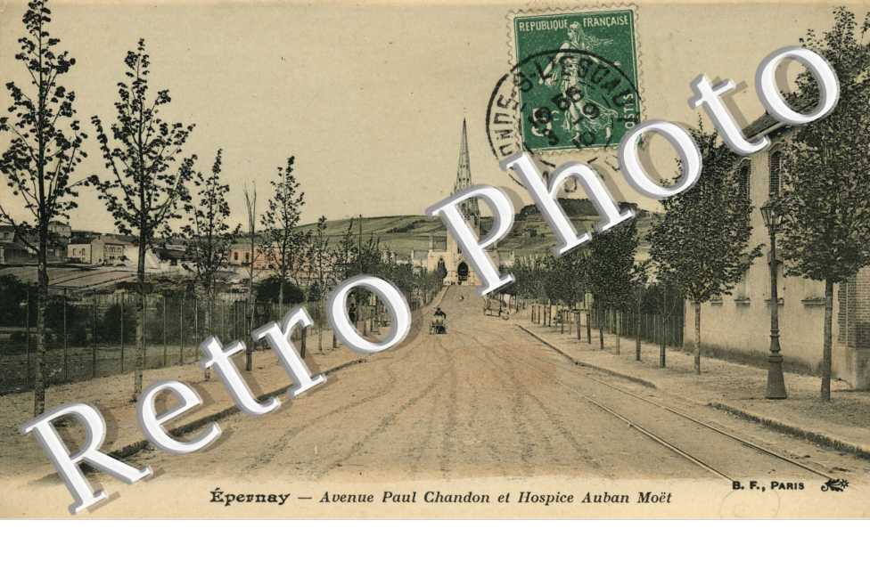 Avenue paul Chandon et Hospice Auban Moët