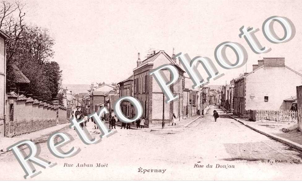 Rue Auban Moët, Rue du Donjon