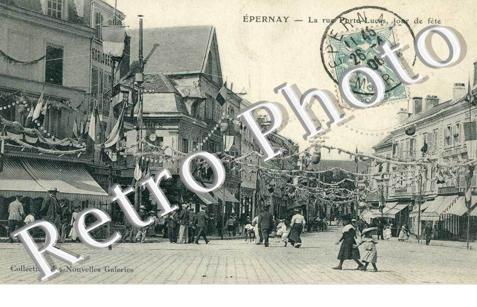 RUE PORTE LUCAS un jour de fete