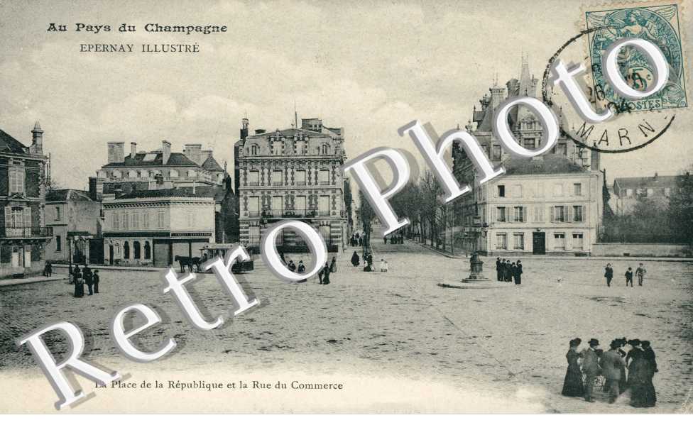 place de la Republique et Rue du Commerce