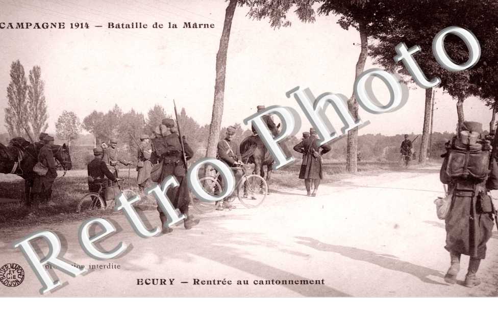 Bataille de la Marne - Rentrée au Cantonnement