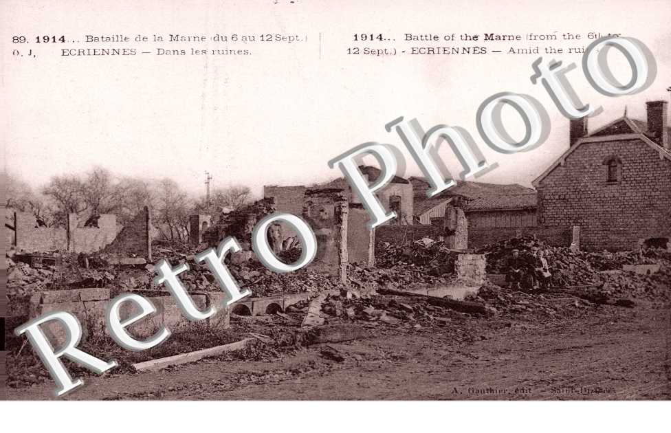 Dans les ruines