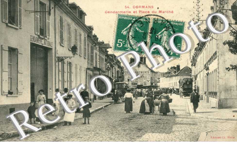 Gendarmerie et place du marche