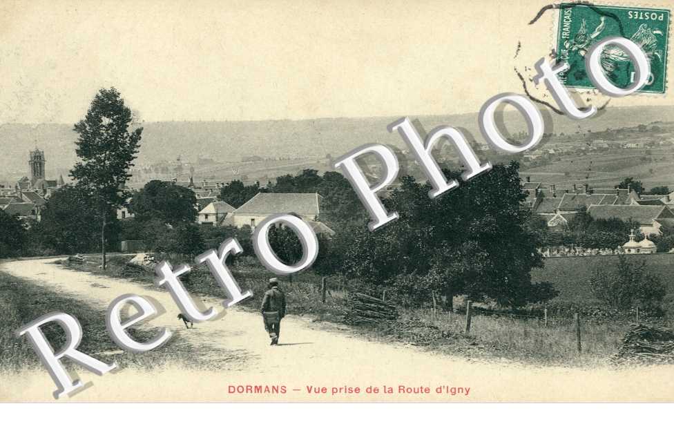 Vue prise de la Route d'Igny