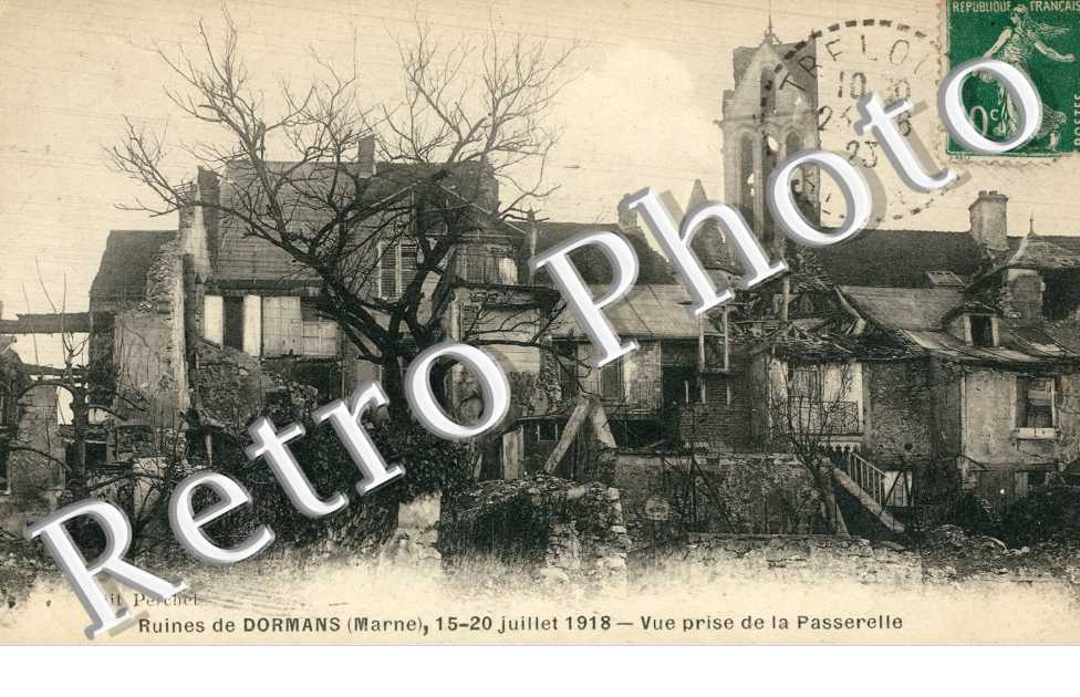 juillet 1918, ruines