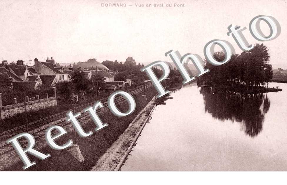 Vue en aval du Pont