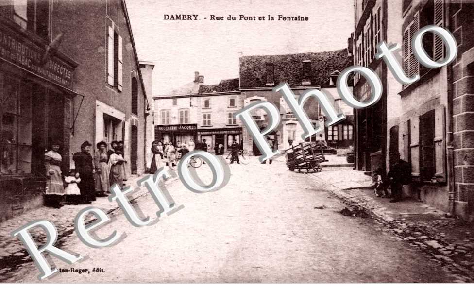 rue du Pont et la fontaine