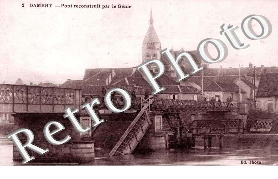 Pont reconstruit par le Genie