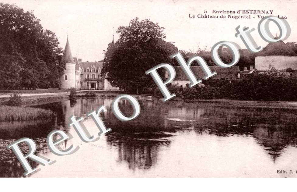 le Chateau de Nogentel, Vue du Lac