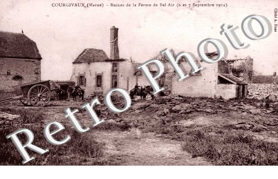 Ruines de la Ferme de Bel-Air (6 et 7 Septembre 1914)