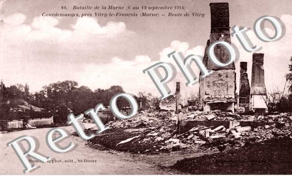 Bataille de la Marne, Route de Vitry
