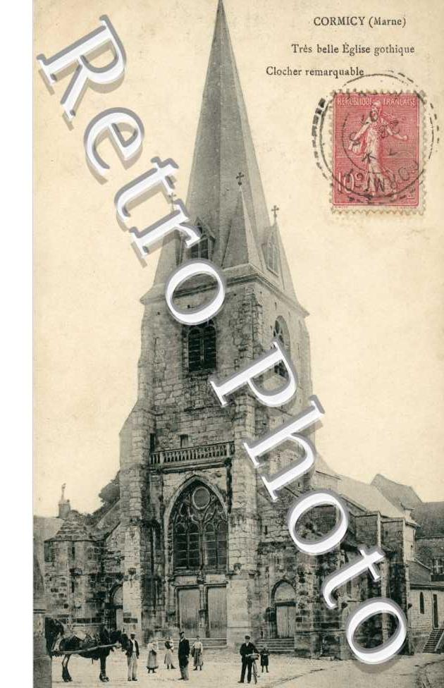 Tres belle Eglise gothique, Clocher remarquable