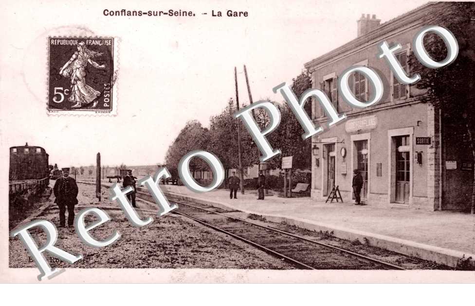 Conflans-sur-Seine, la Gare