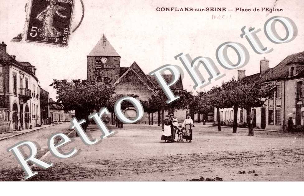 Conflans-sur-Seine, Place de l'Eglise