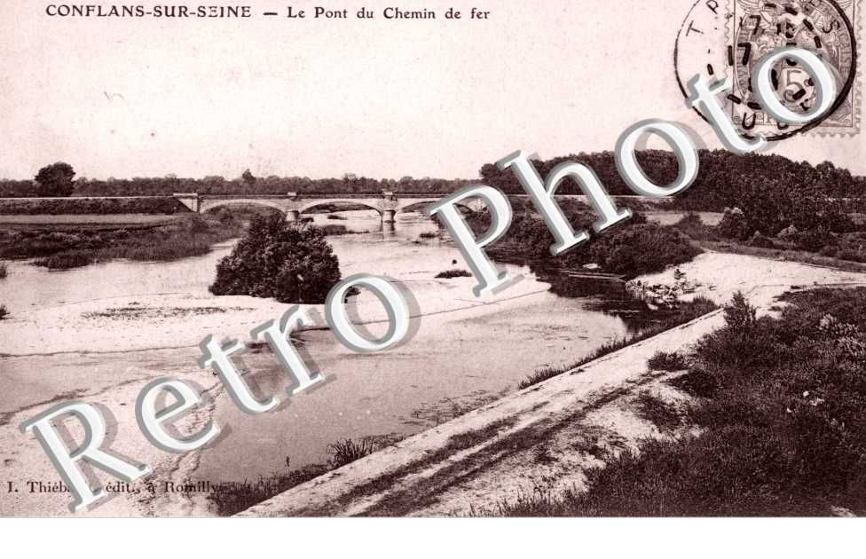Conflans-sur-Seine, le Pont du Chemin de Fer