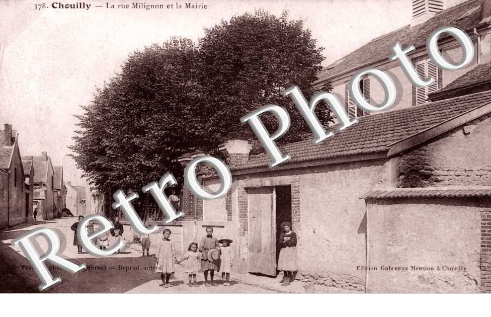 La rue Milignon et la mairie