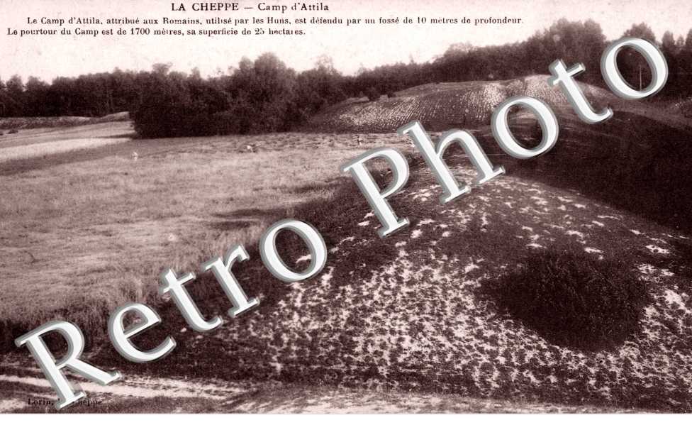 la Cheppe, Camp d'Attila