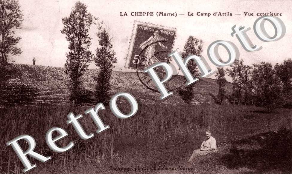 la Cheppe, Camp d'Attila, Vue Exterieure