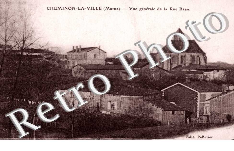 Cheminon-la-Ville, Vue Generale de la Rue Basse