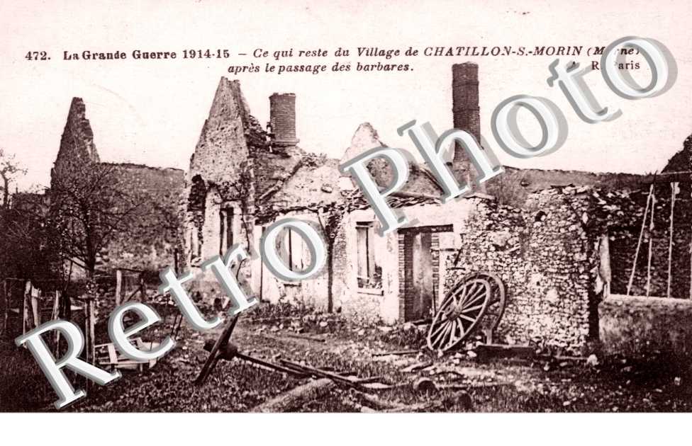 Chatillon-sur-Morin, Ce qui reste du Village de Chatillon-sur-Morin