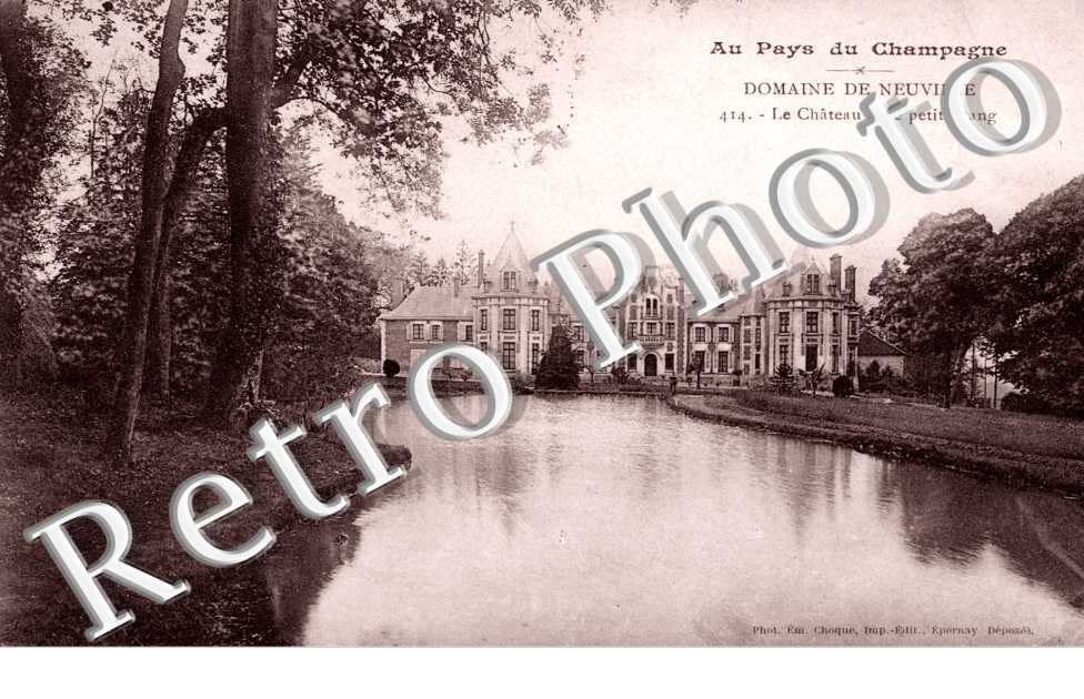 Domaine de Neuville, le Chateau et le petit Etang