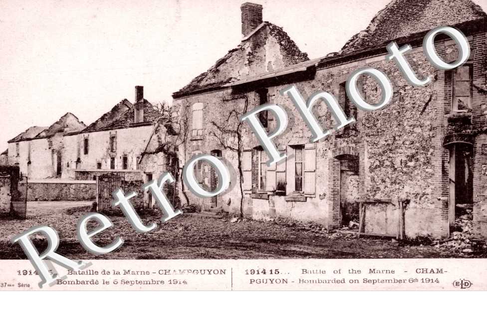 Bataille de la Marne, Bombardement de Champguyon le 6 septembre 1914